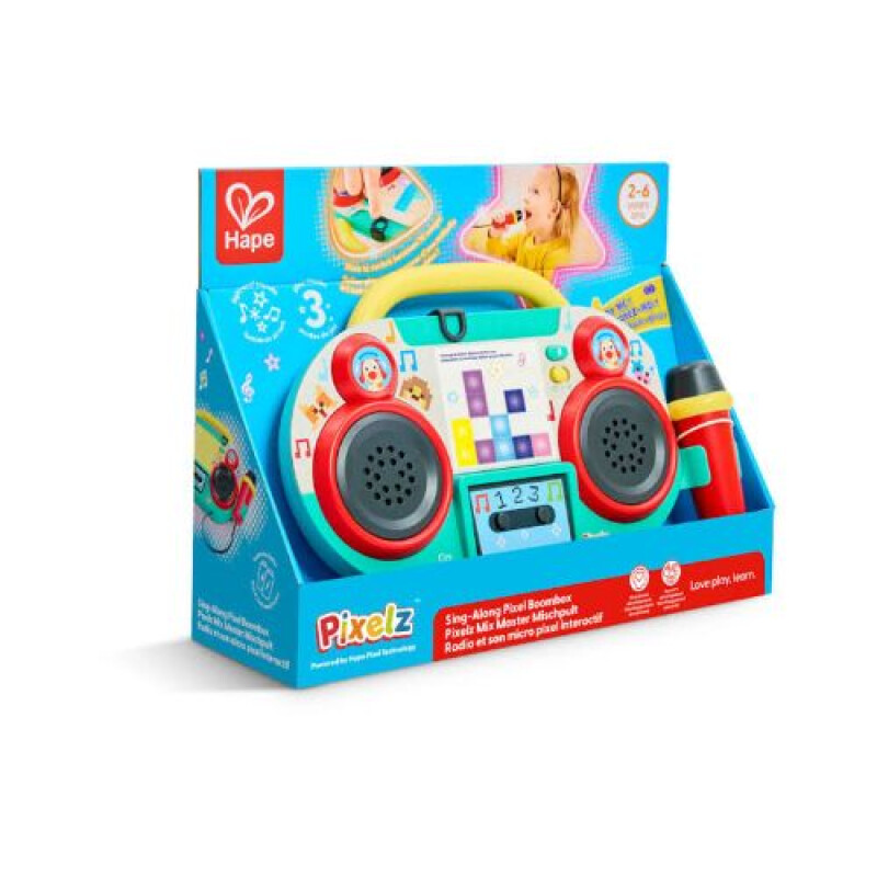 Radio con Micrófono Pixelz Hape Radio Con Micrófono Pixelz Hape