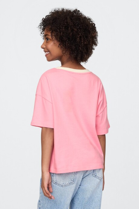 Remera Gráfico Niña May Pink