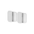 Set x2 percheros de baño con adhesivo resistente Blanco