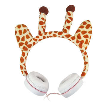 Auriculares Celular Vincha Animales Jack 3.5 Infantil Variante Jirafa