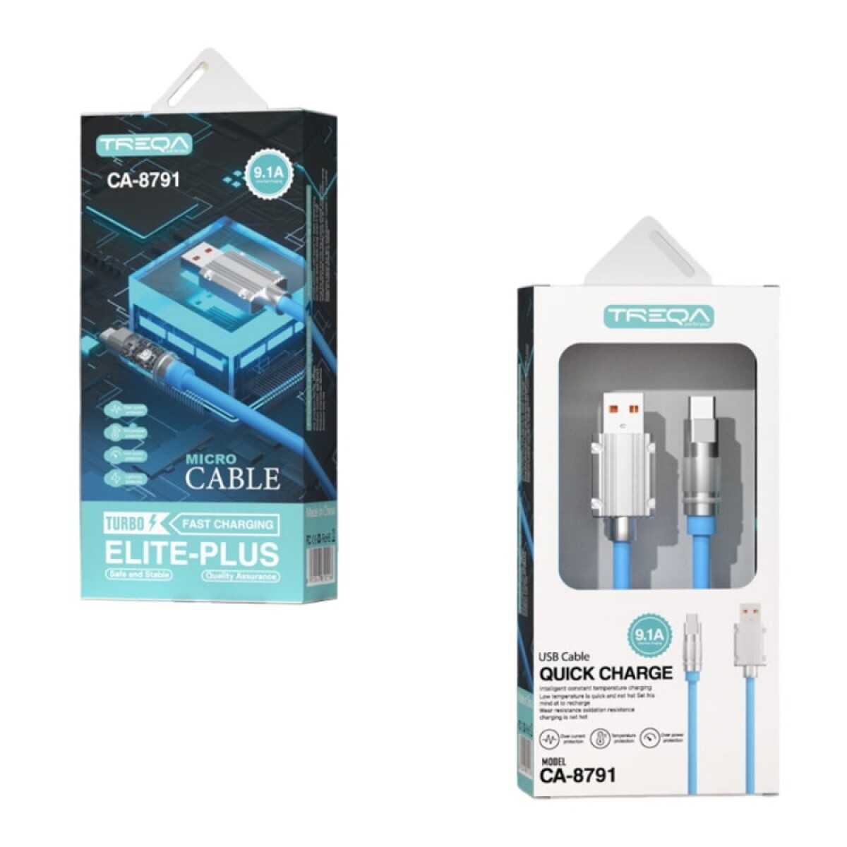 Cable Micro USB de Carga y Datos - Verde Claro 