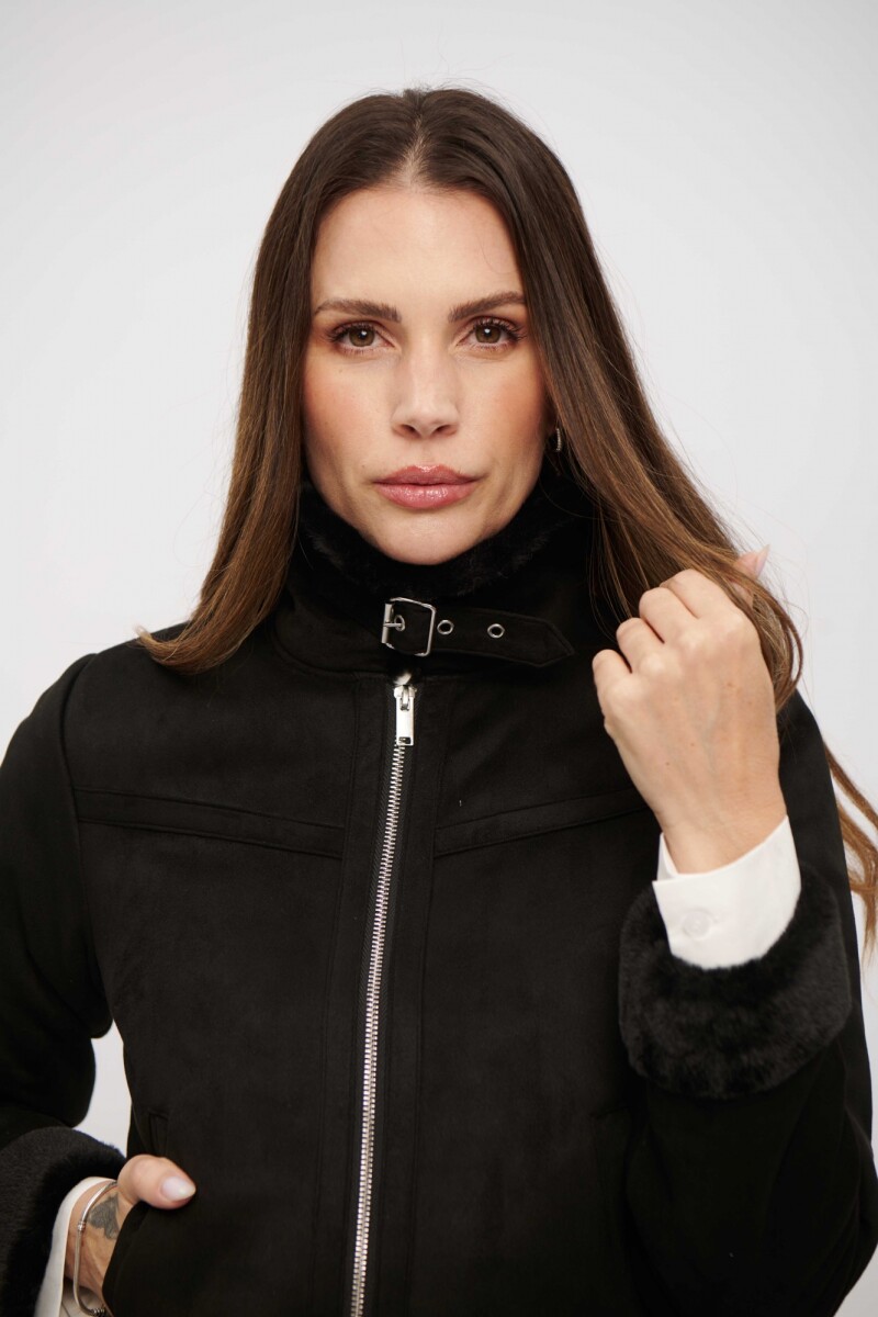 CAMPERA RUMA NEGRO