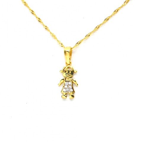 Cadena y Colgante en Oro Cadena y Colgante en Oro