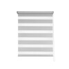 Cortina Roller Zebra Simple Lumax 1.4 X 1.6m Gran Calidad Gris