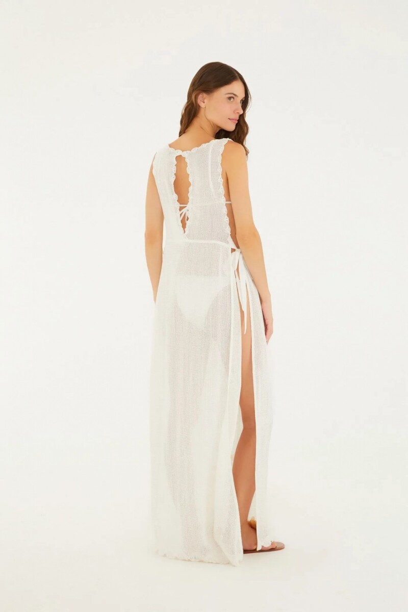 VESTIDO DELICADEZA Blanco