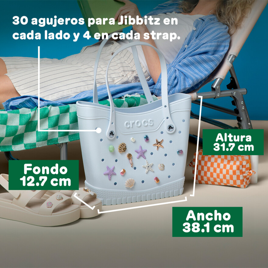 Bolso Medium Eva Tote Unisex White