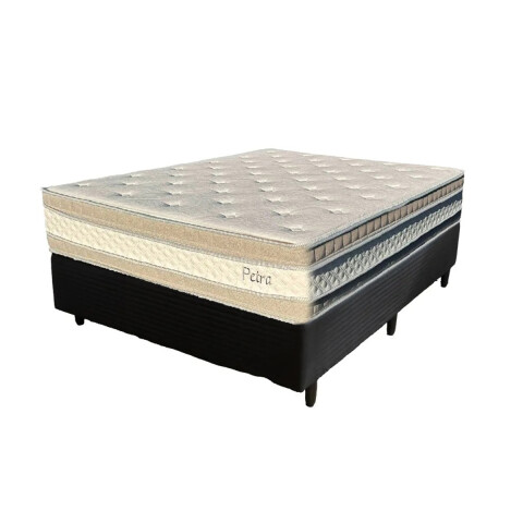 Conjunto Sommier Resortes Petra Córdoba 2 Plazas Colchón 32cm Alto 150Kg Conjunto Sommier Resortes Petra Córdoba 2 Plazas Colchón 32cm Alto 150kg