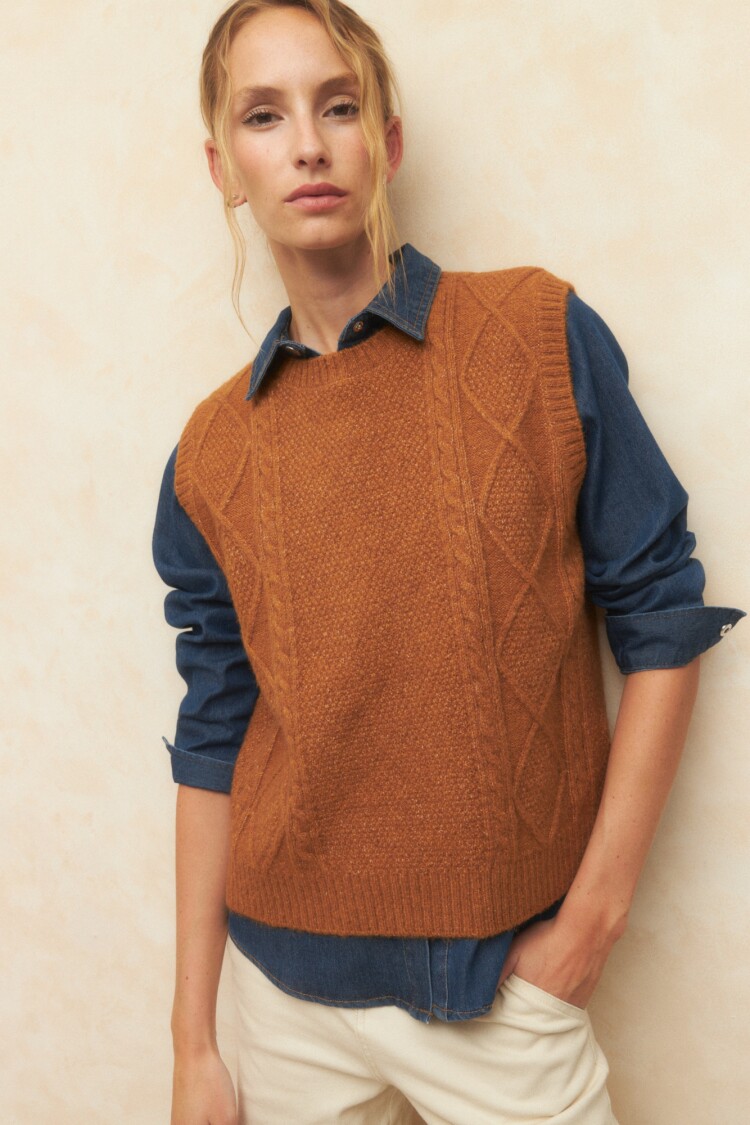 CHALECO MORTEN Camel
