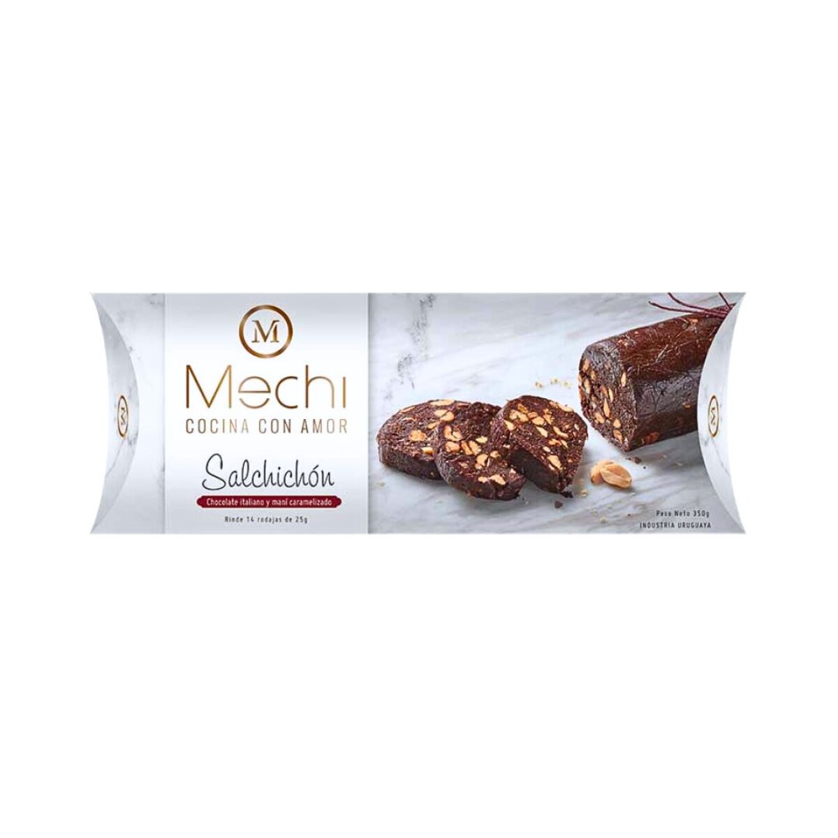 Salchichón de Chocolate y Maní Mechi - 350 gr 