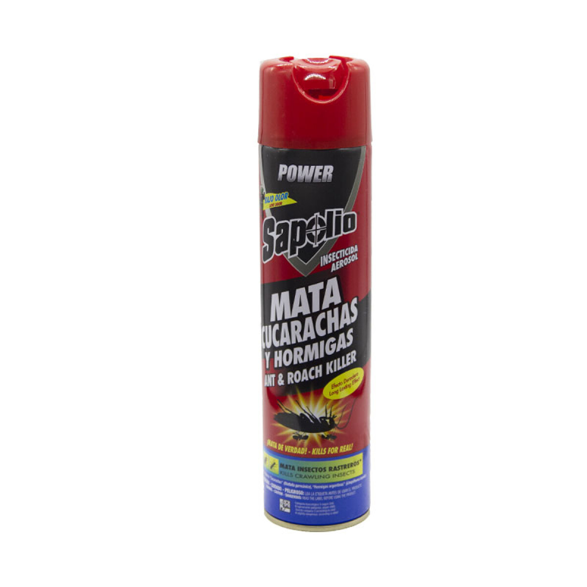 Insecticida SAPOLIO en Aerosol Mata Cucarachas 360ml 