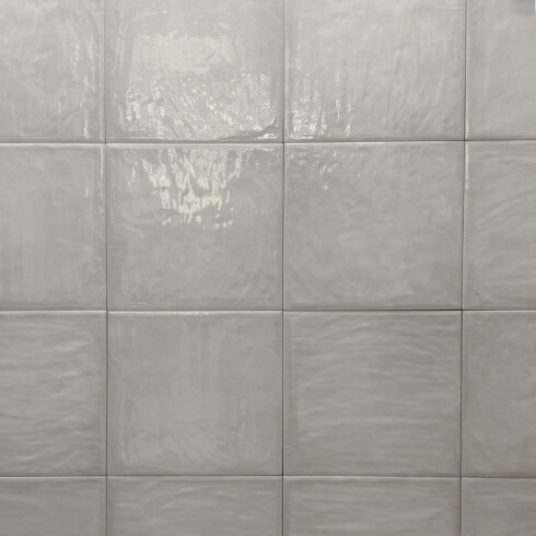 PORCELANATO RAIN 22X22 CM CUADRADO BRILLO BLANCO PULIDO GAMAS DE BLANCO