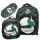Mochila Escolar 3en1 Lunchera + Cartuchera Infantil Futbol