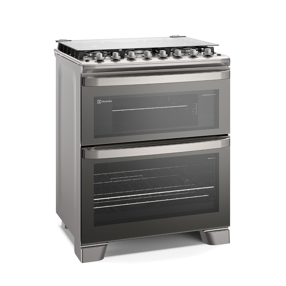 Cocina 5 Hornallas Doble Horno Inox Acero inoxidable