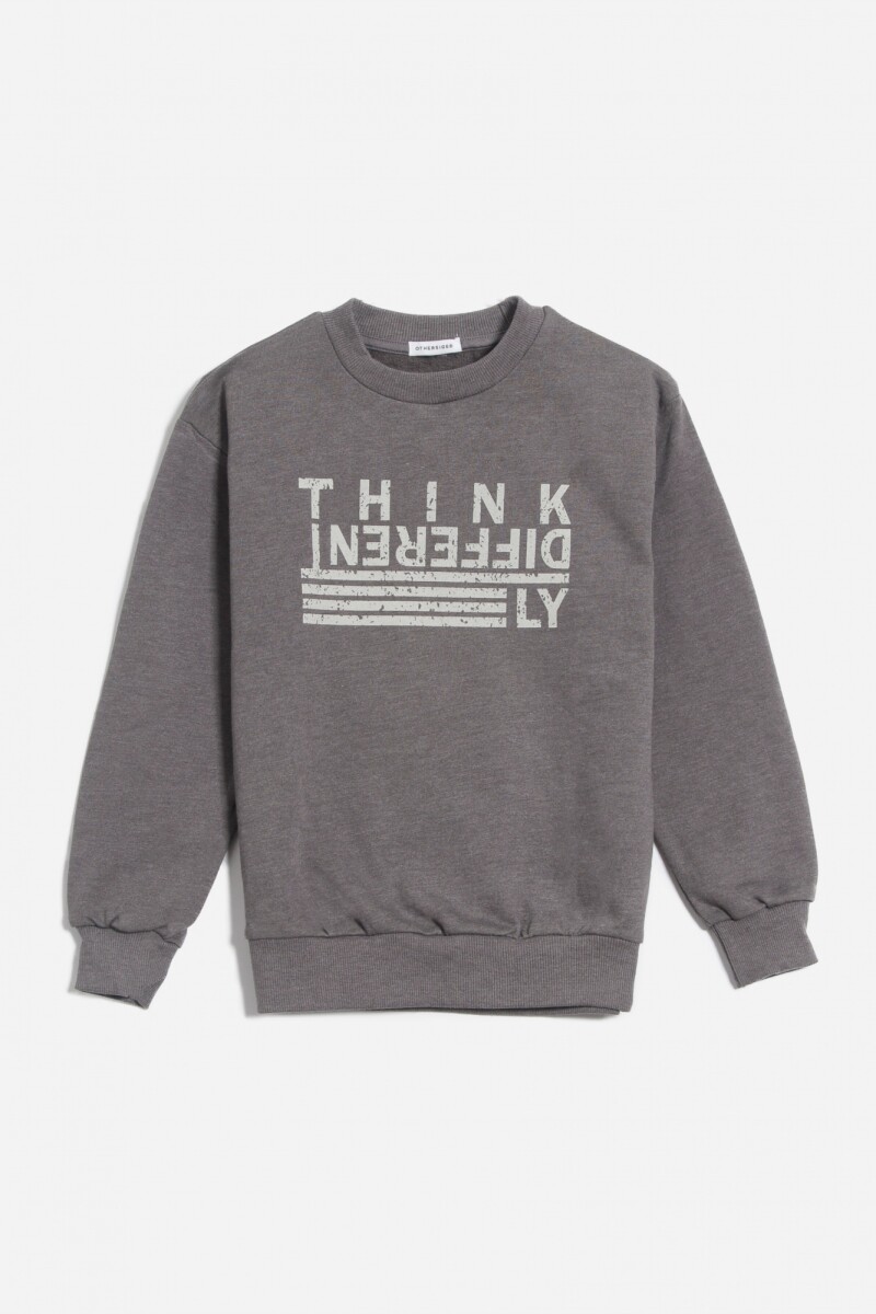 Buzo Think Differently - Gris 