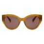 Lentes De Sol De Policarbonato Cat Anitta Marrón/Caramelo