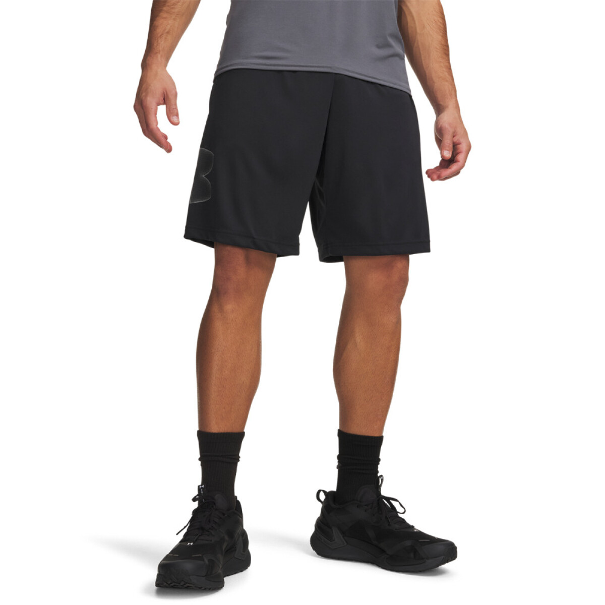 UA TECH GRAPHIC SHORT-RED - BLK-001 