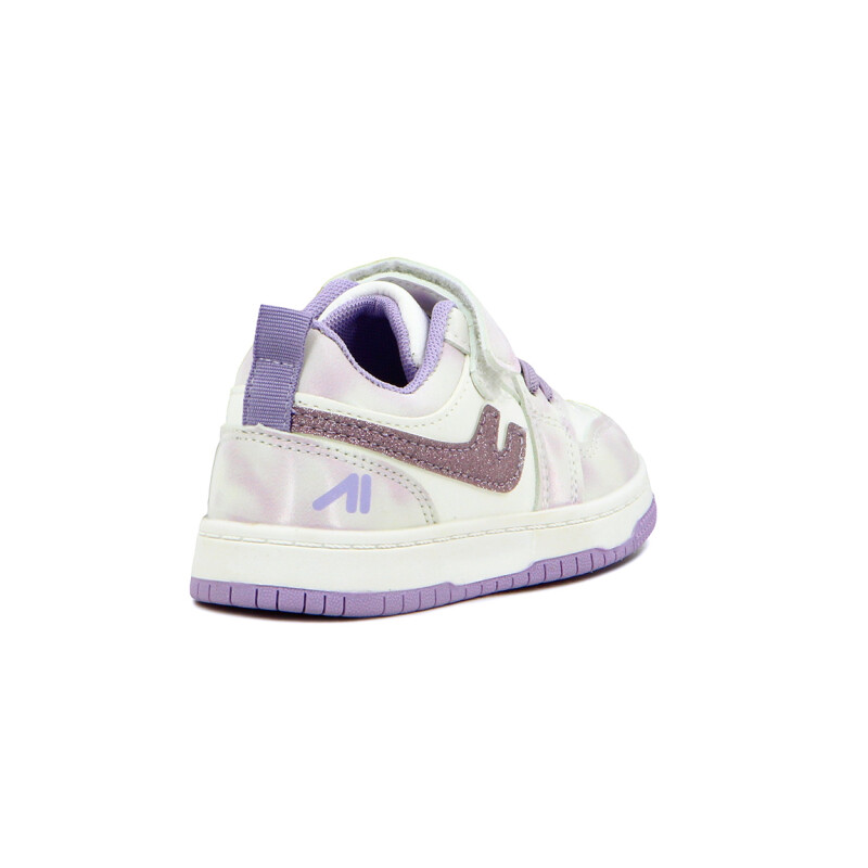 Austral Calzado Deportivo Galactic B Niño/a Acordonado Con Velcro Blanco-purpura