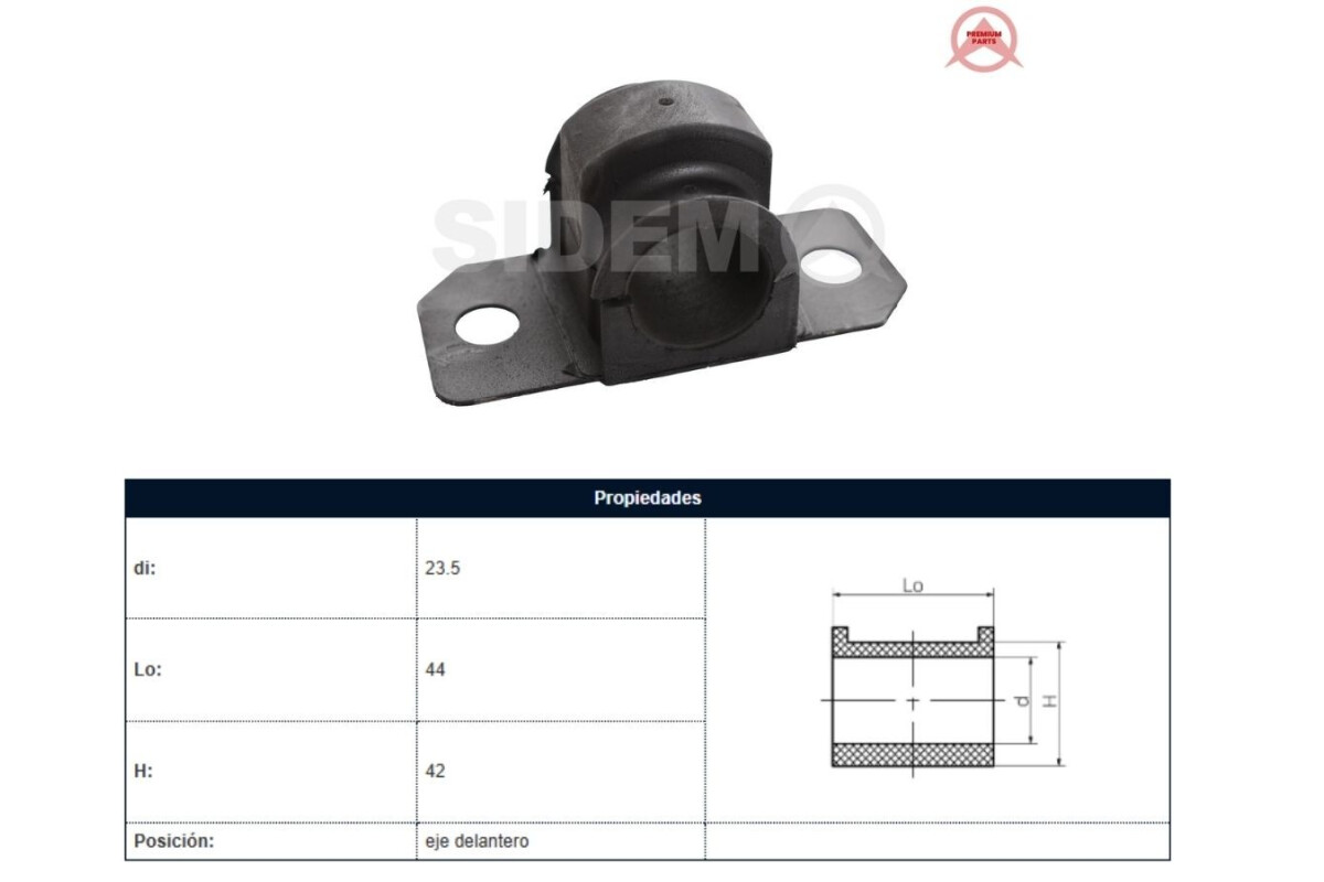 Buje Ford Ecosport 17-25 Der/Izq Buje Ford Ecosport 17-25 Der/Izq