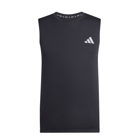 Top de Hombre Adidas Run Ess Tank M Negro