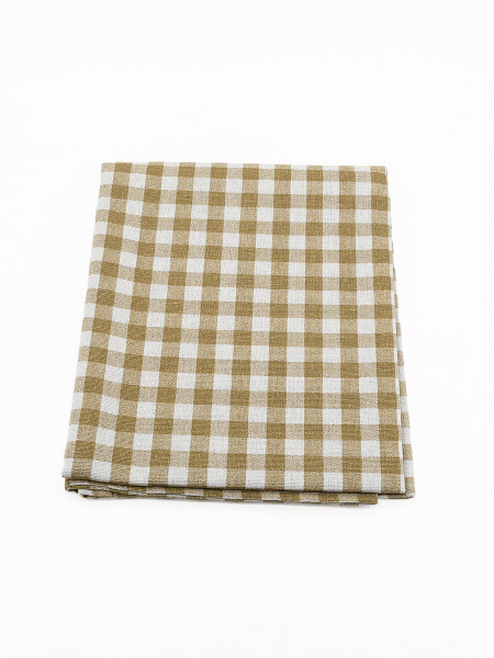 MANTEL ESTAMPADO MARRON