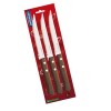 Universal Set 3 cuchillos mango madera 30335 Universal Set 3 cuchillos mango madera 30335