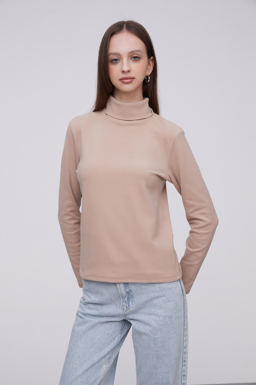 Polera Lullaby Beige Oscuro