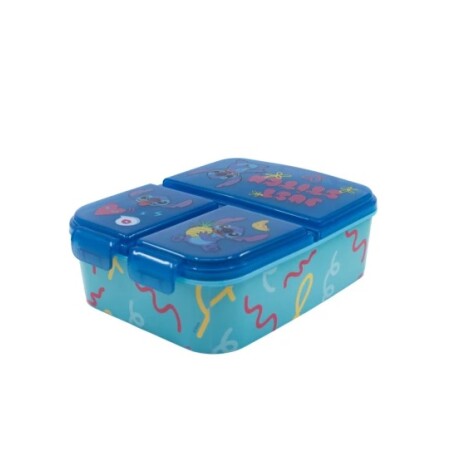 Lunchera infantil c/ compartimentos Stitch