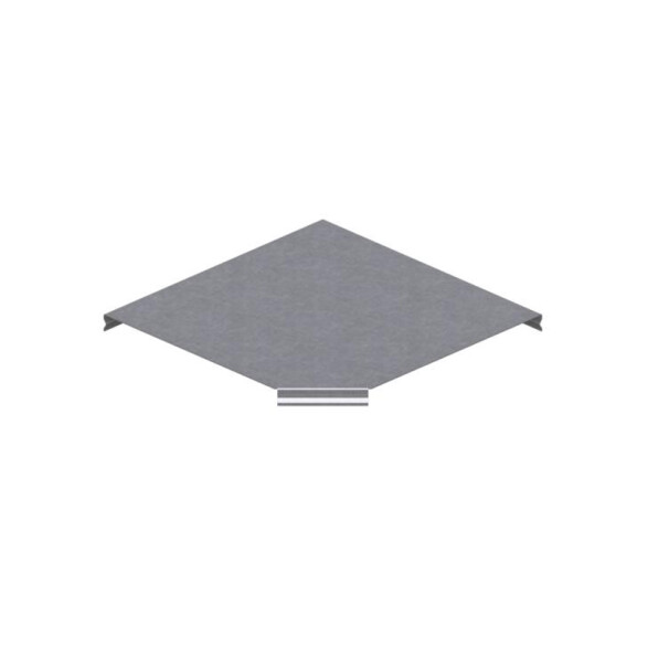 Tapa curva horiz. 90° p/ducto 150 Zincgrip Nº22 X00122