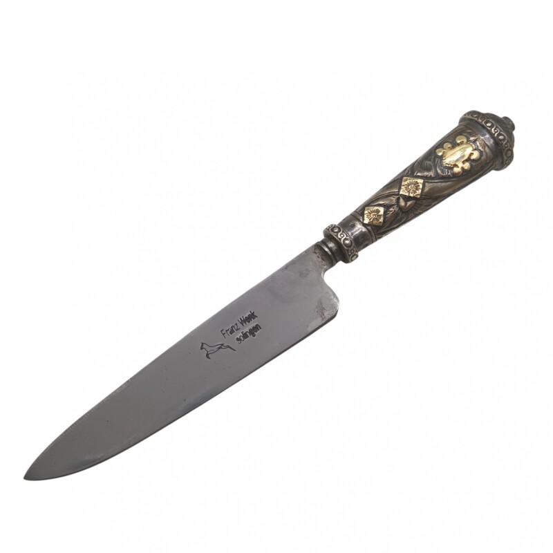 CUCHILLO CRIOLLO PLATA Y ORO 03 cccrpo03