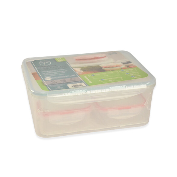 Kit 9 recipientes para vianda de polypropileno TV0566