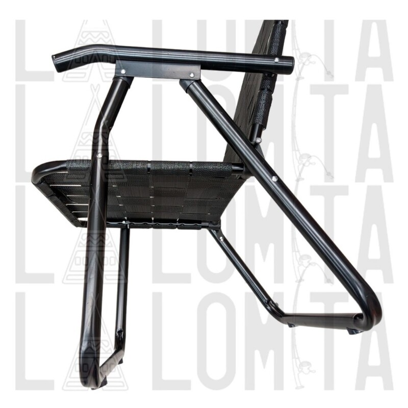 Silla Playera Descansar Aluminio Reforzada Liviana 80048 Color Negro Silla Playera Descansar Aluminio Reforzada Liviana 80048 Color Negro