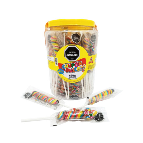 Chupetin Torneado Pote x 50 Chupetin Torneado Pote x 50