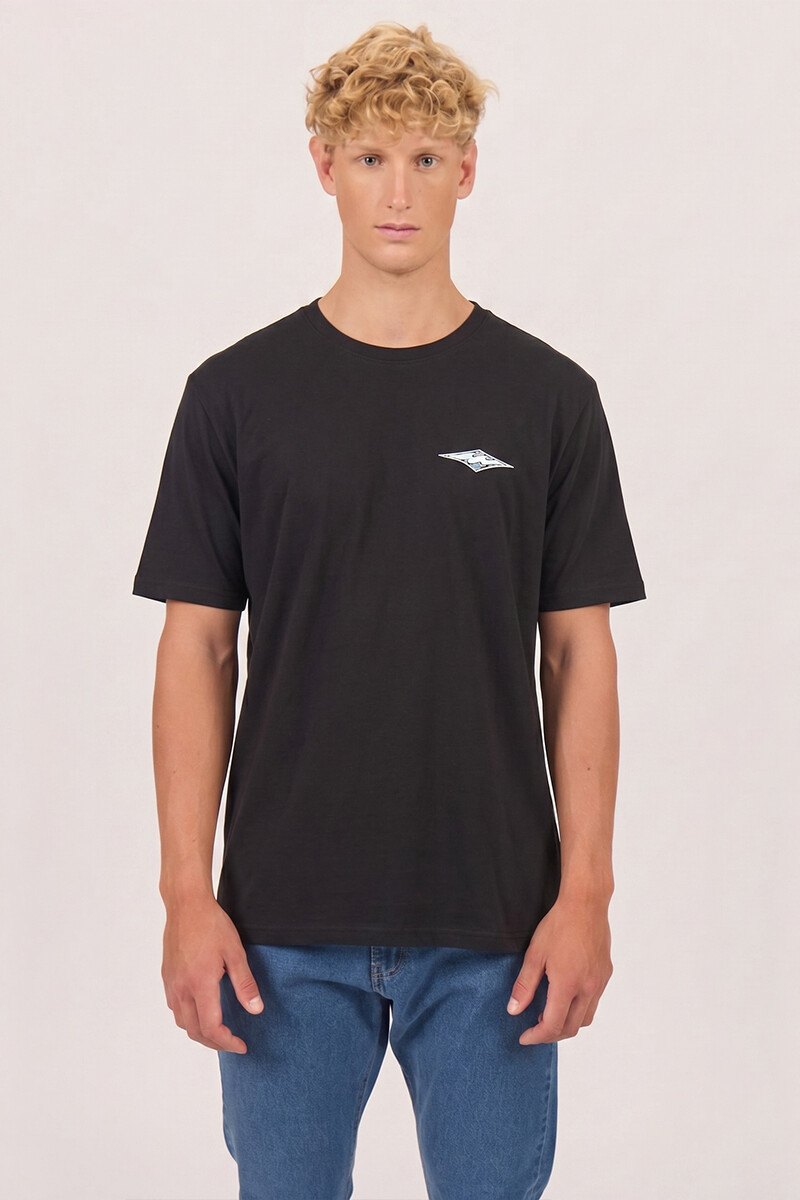 REMERA HOLLOW DIAMOND TEE J-negro