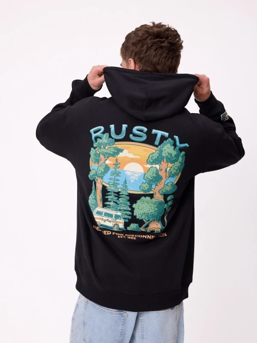 CANGURO RUSTY WOODSTOCK - NEGRO 