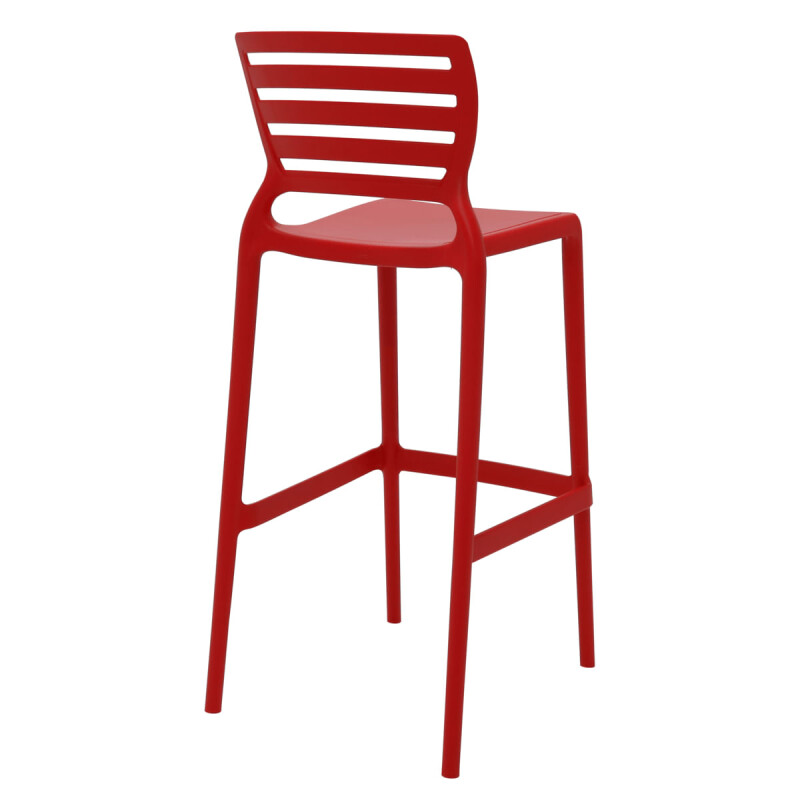 Silla Sofia alta para barra - Color Rojo - 92137/040 Silla Sofia alta para barra - Color Rojo - 92137/040