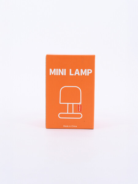LAMPARA DE MESA NARANJA