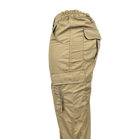 Pantalón táctico Jogger con puño Beige