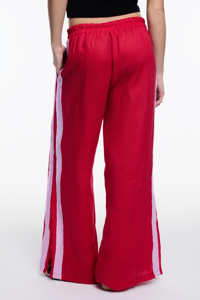 PANTALON TIRAS Rojo