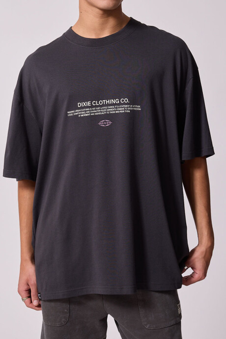 T-SHIRT VIRTUL DIXIE Gris Oscuro