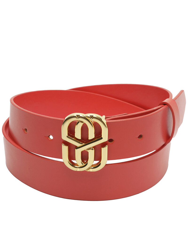 Cinturon Rojo Y Dorado Ss U