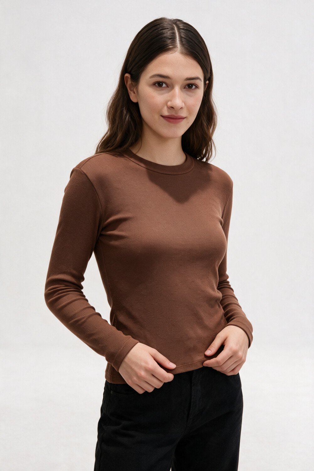 Remera Hanoir Marron