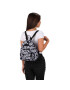 Mochila Half Pint Punk Pansies Black