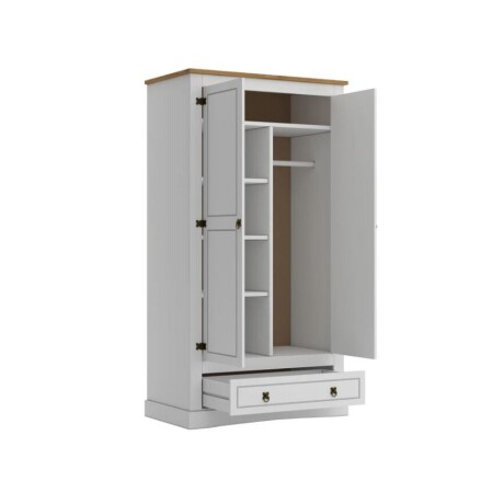 Ropero 2 Puertas 1 Cajón Blanco Línea Mexicana 1785 Ropero 2 Puertas 1 Cajón Blanco Línea Mexicana 1785