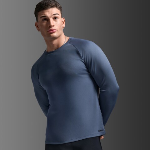 Aero Mesh Long Sleeve Indigo/black Reflective