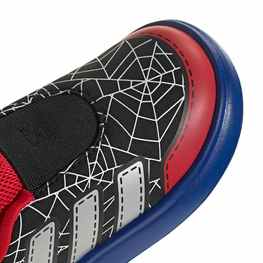 Championes de Niños Adidas Marvel Spider Man Bubble Comic Infantil Negro - Azul