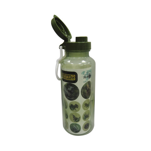 Botella Plática Fun Jurassic World 600 ml con Adhesivos U