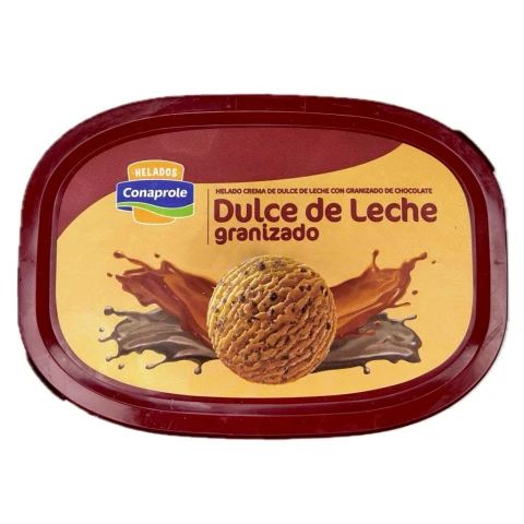 Helado Dulce de Leche Granizado Conaprole 2Lt Helado Dulce de Leche Granizado Conaprole 2Lt