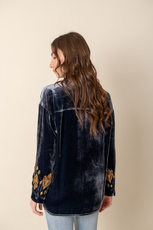 Blusa de terciopelo Blusa de terciopelo