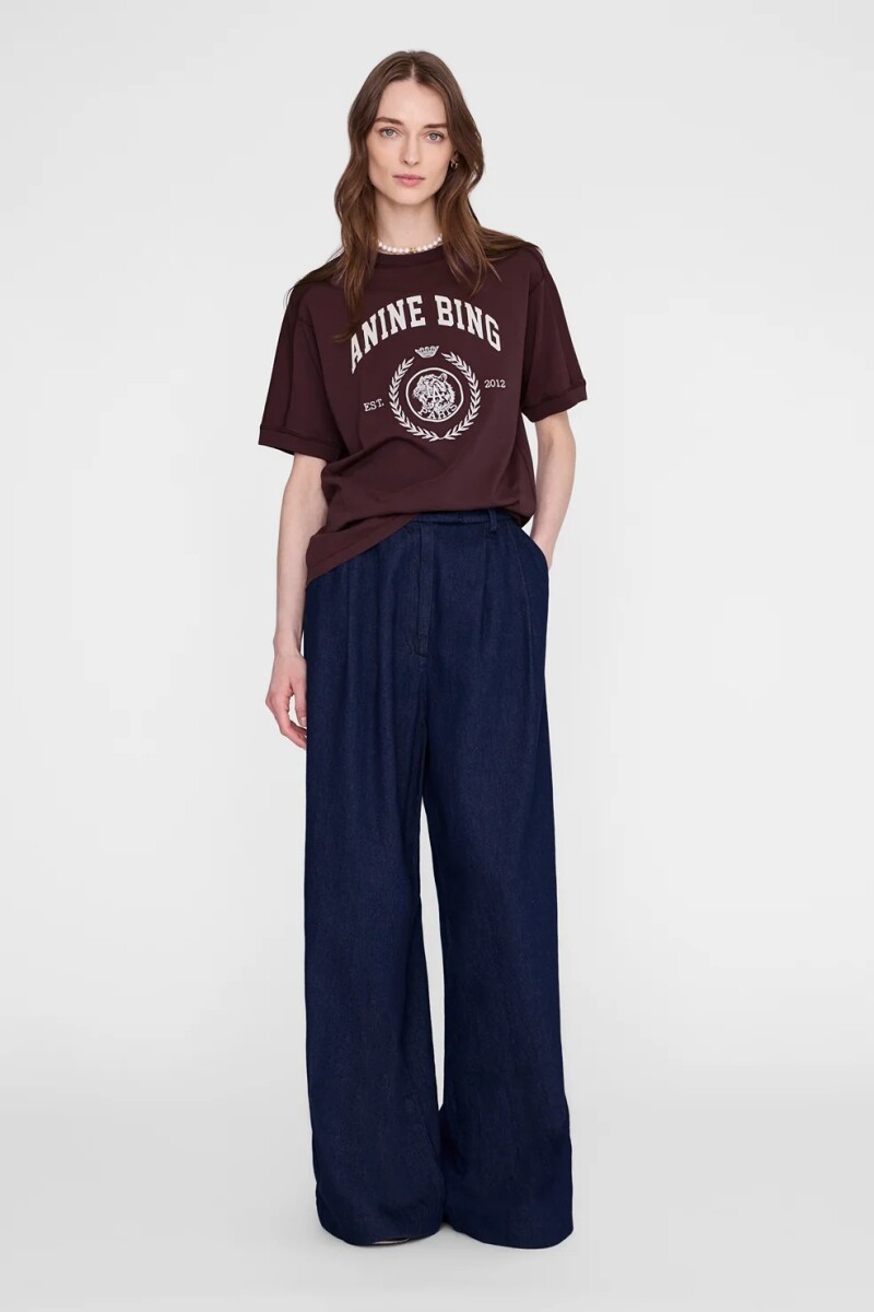 REMERA JAYLIN COLLEGIATE Bordo