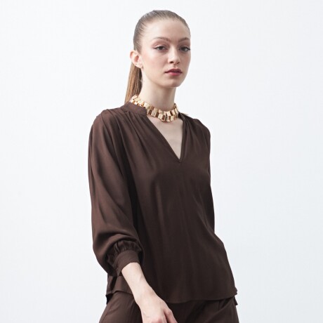 BLUSA SOHO Chocolate